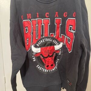 NBA Chicago Bulls Sweatshirt - Black and Red